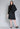 Radiance Checked Short Blazer A-line Skirt Suit (Black)