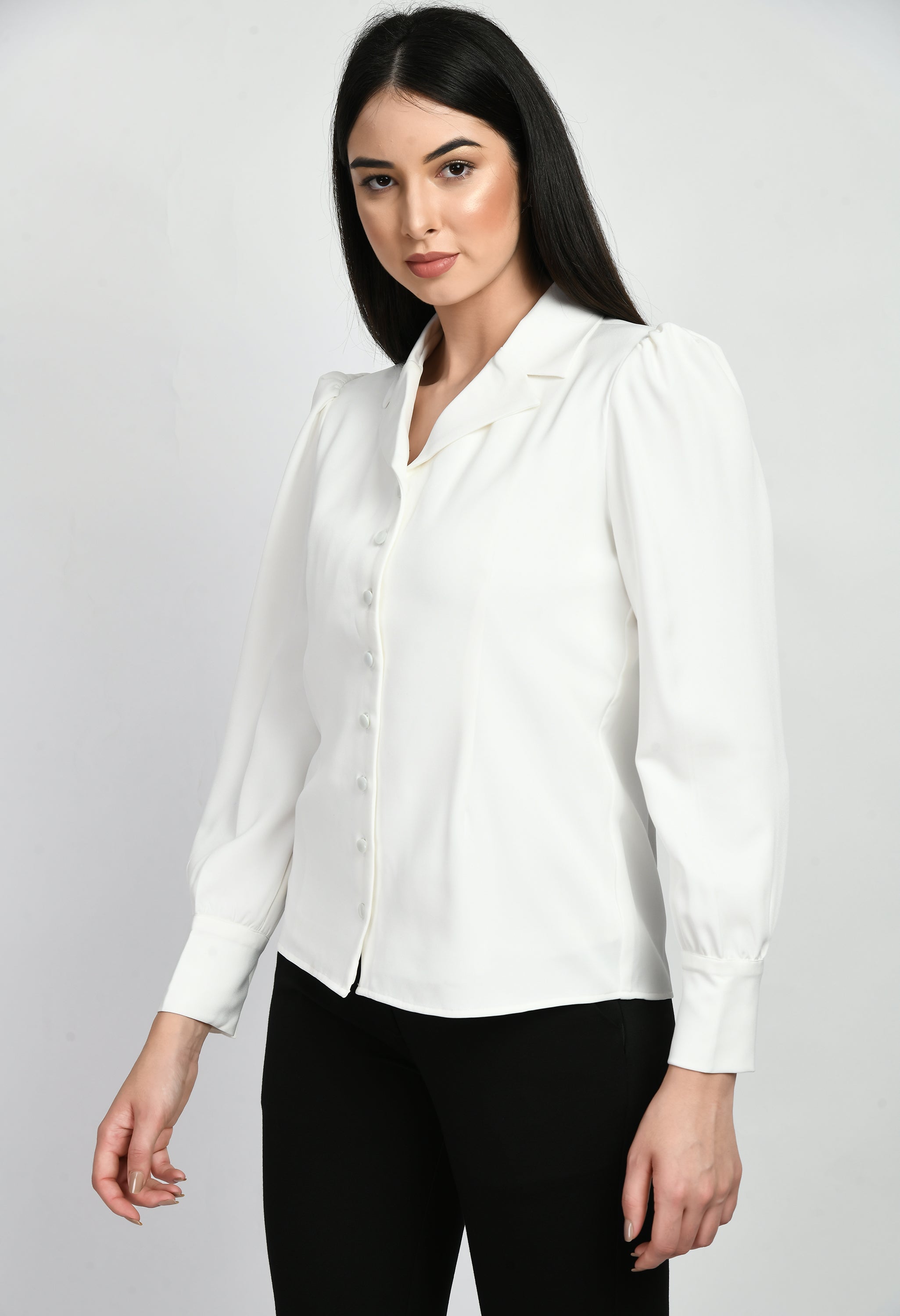 Agility Blazer Top (White)