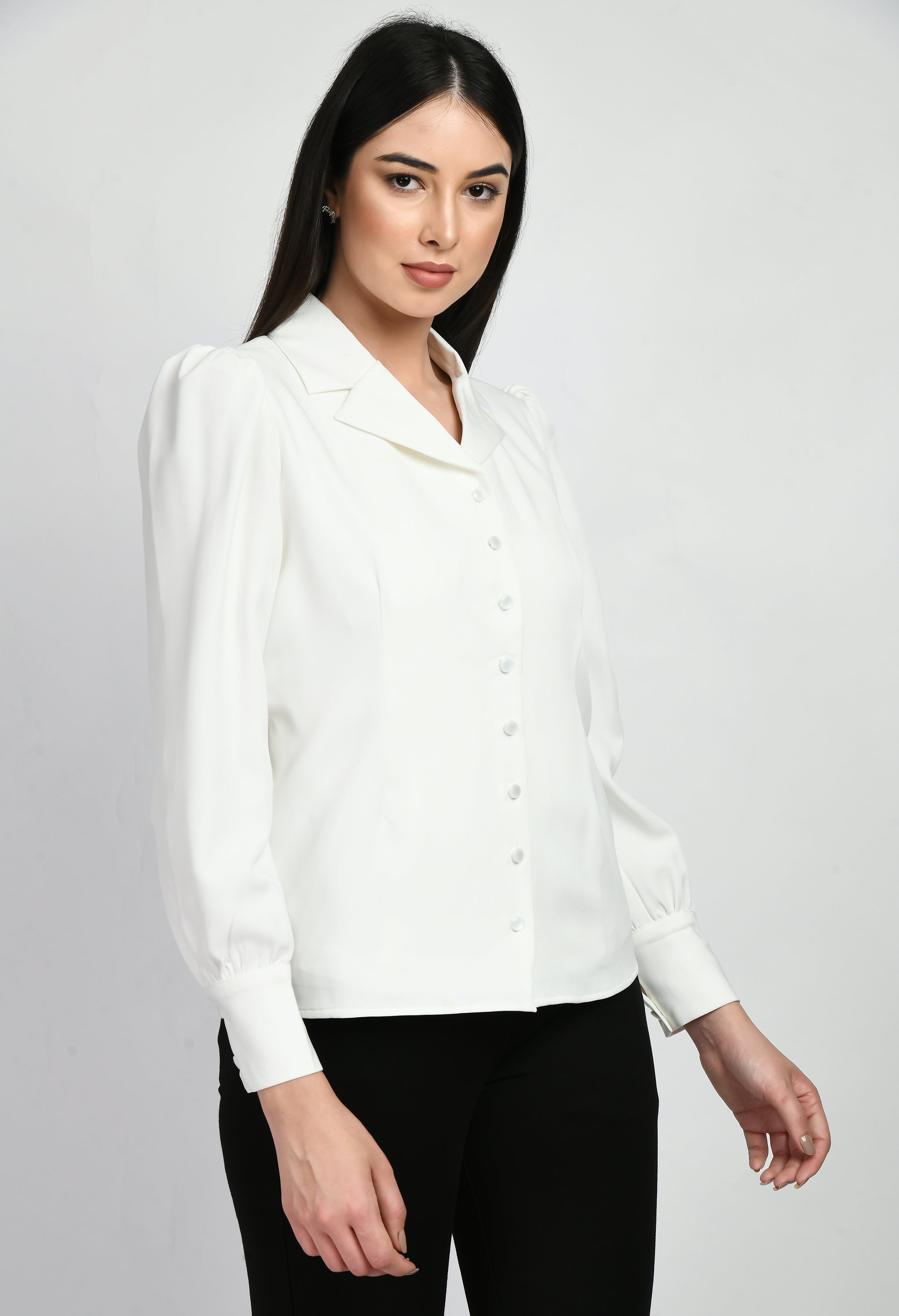 Agility Blazer Top (White)