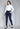 Respect Solid 4 Way Stretch Slim Trousers (Navy)