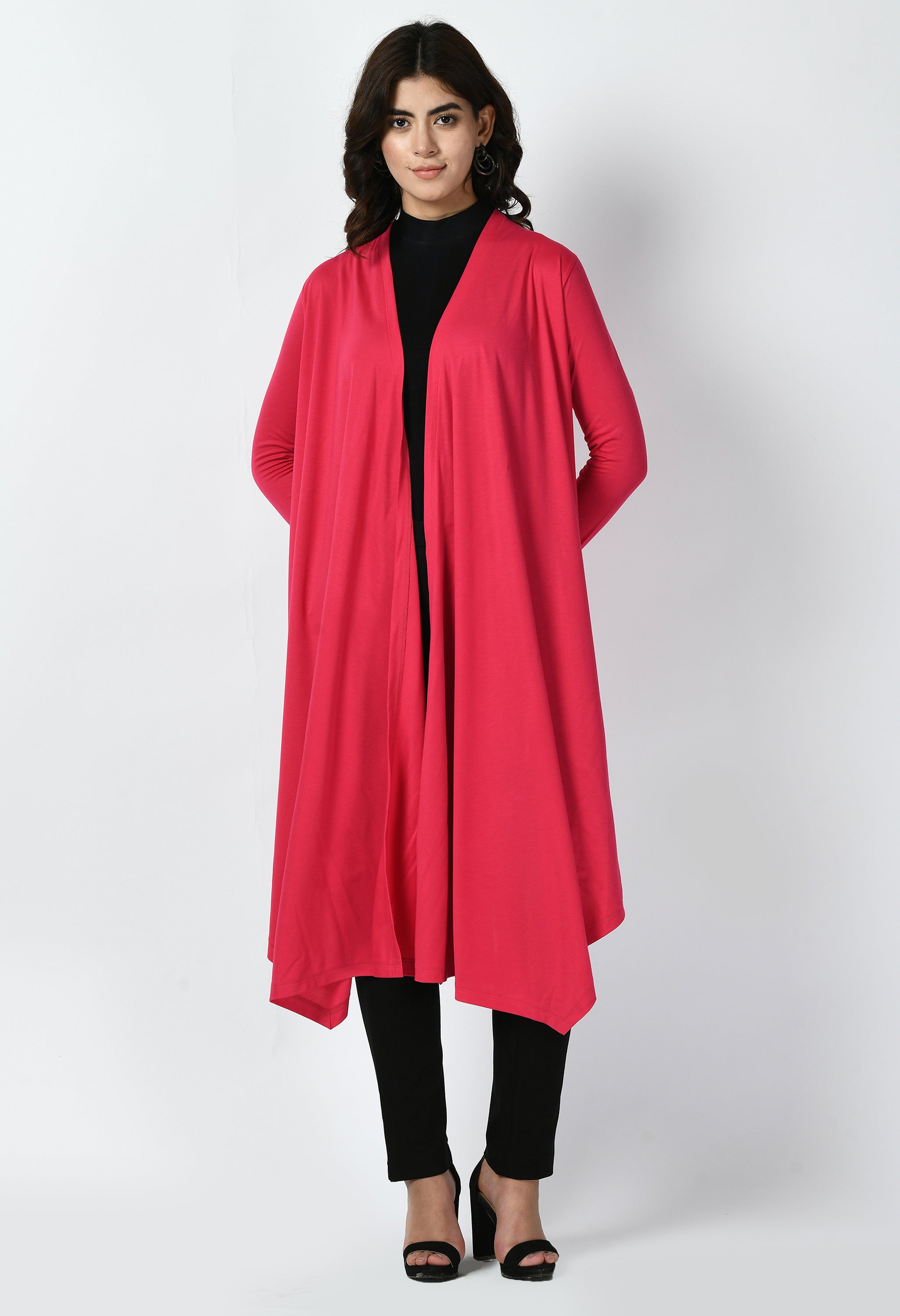 Supreme Longline Shrug (Hot Pink)