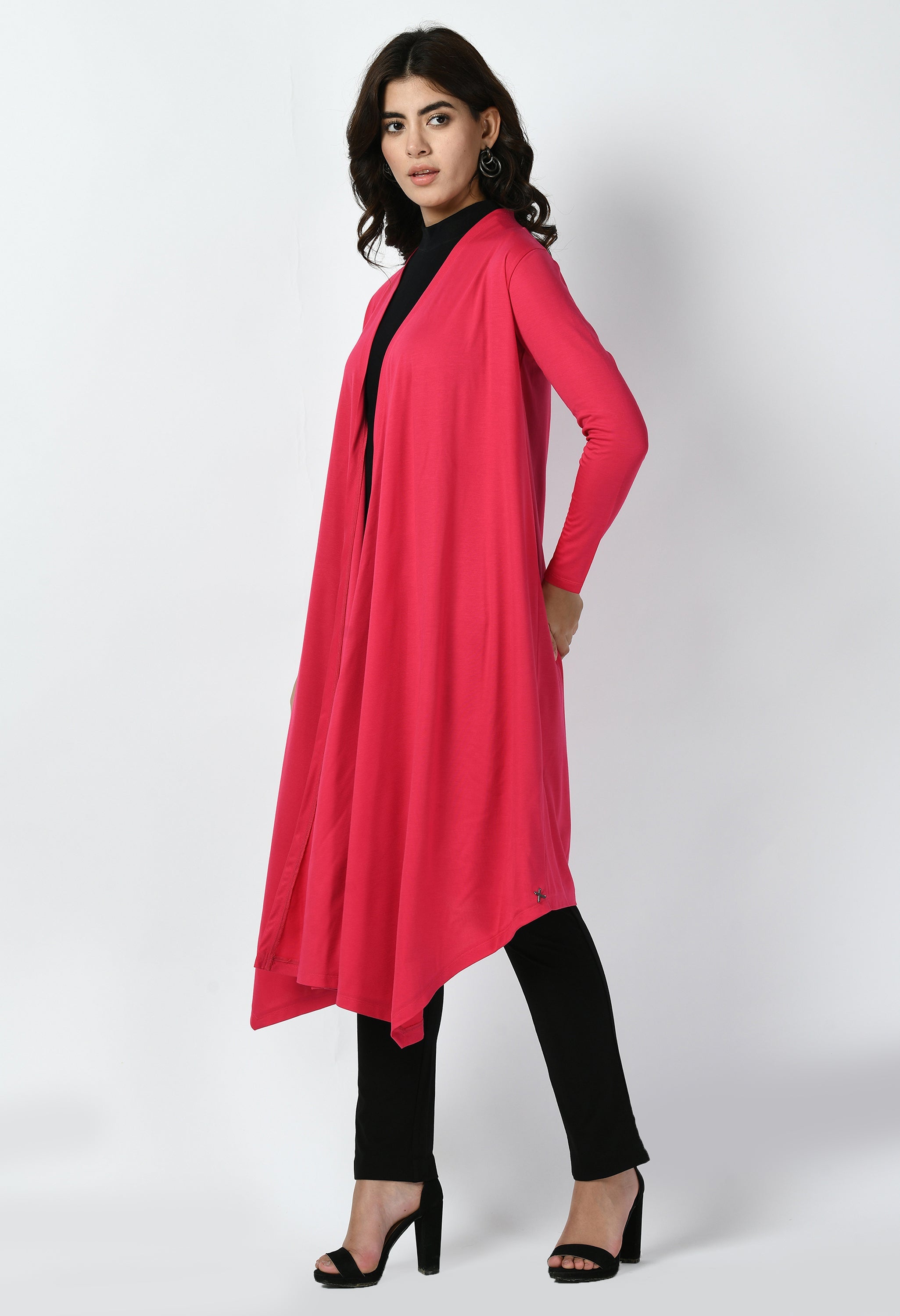 Supreme Longline Shrug (Hot Pink)