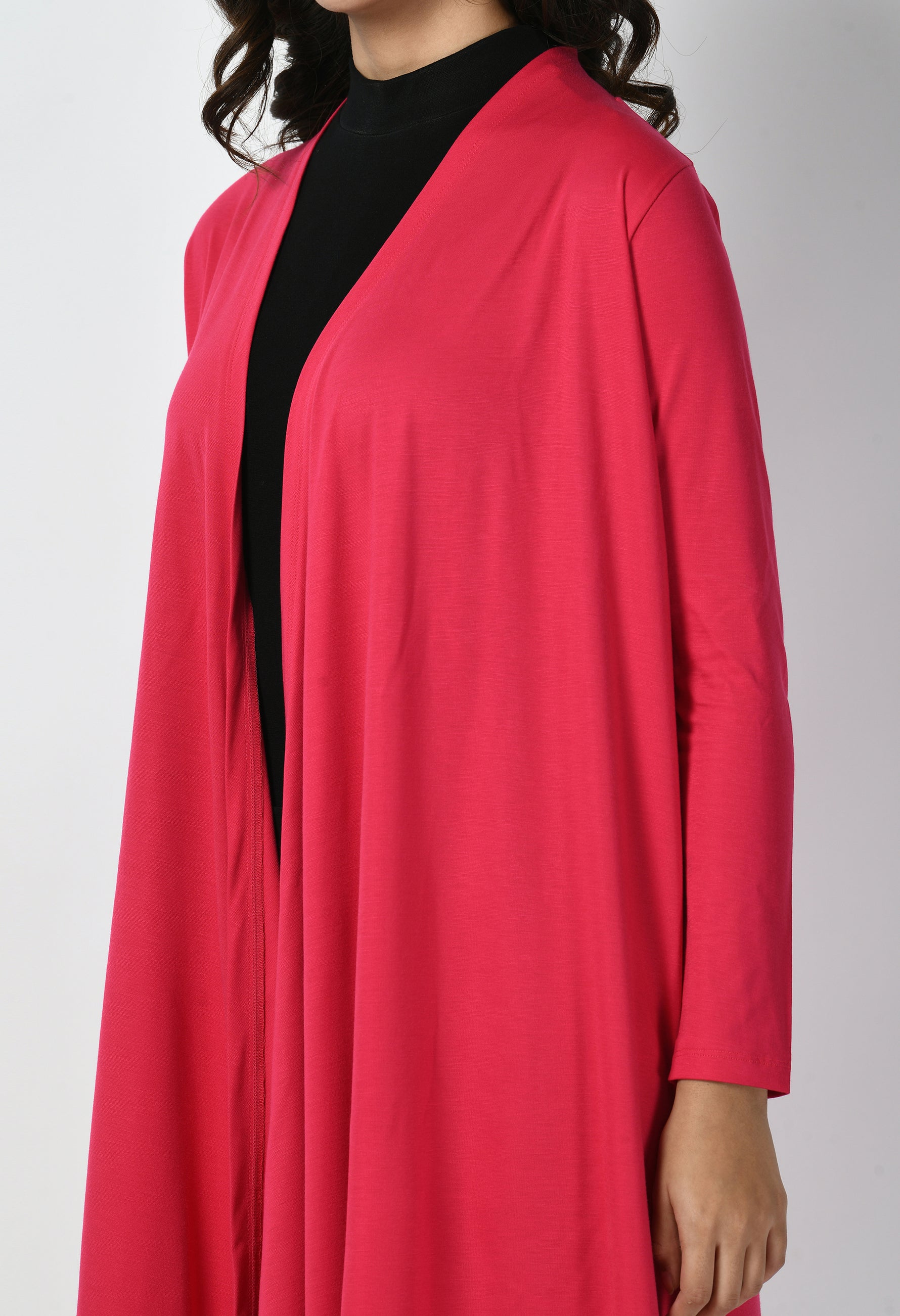 Supreme Longline Shrug (Hot Pink)