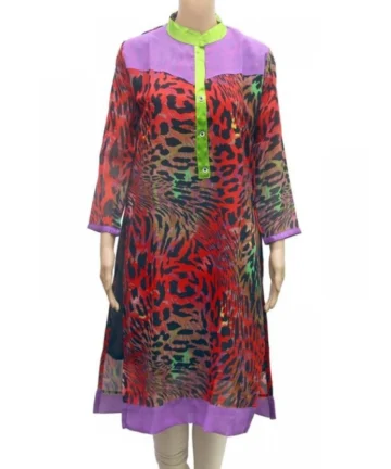 Femilyn Women's Synthetic Kurtis (Multi Color, M)