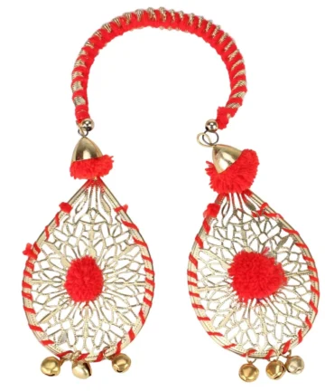 Femilyn Women's Alloy Hanging Thread Bracelet-Red