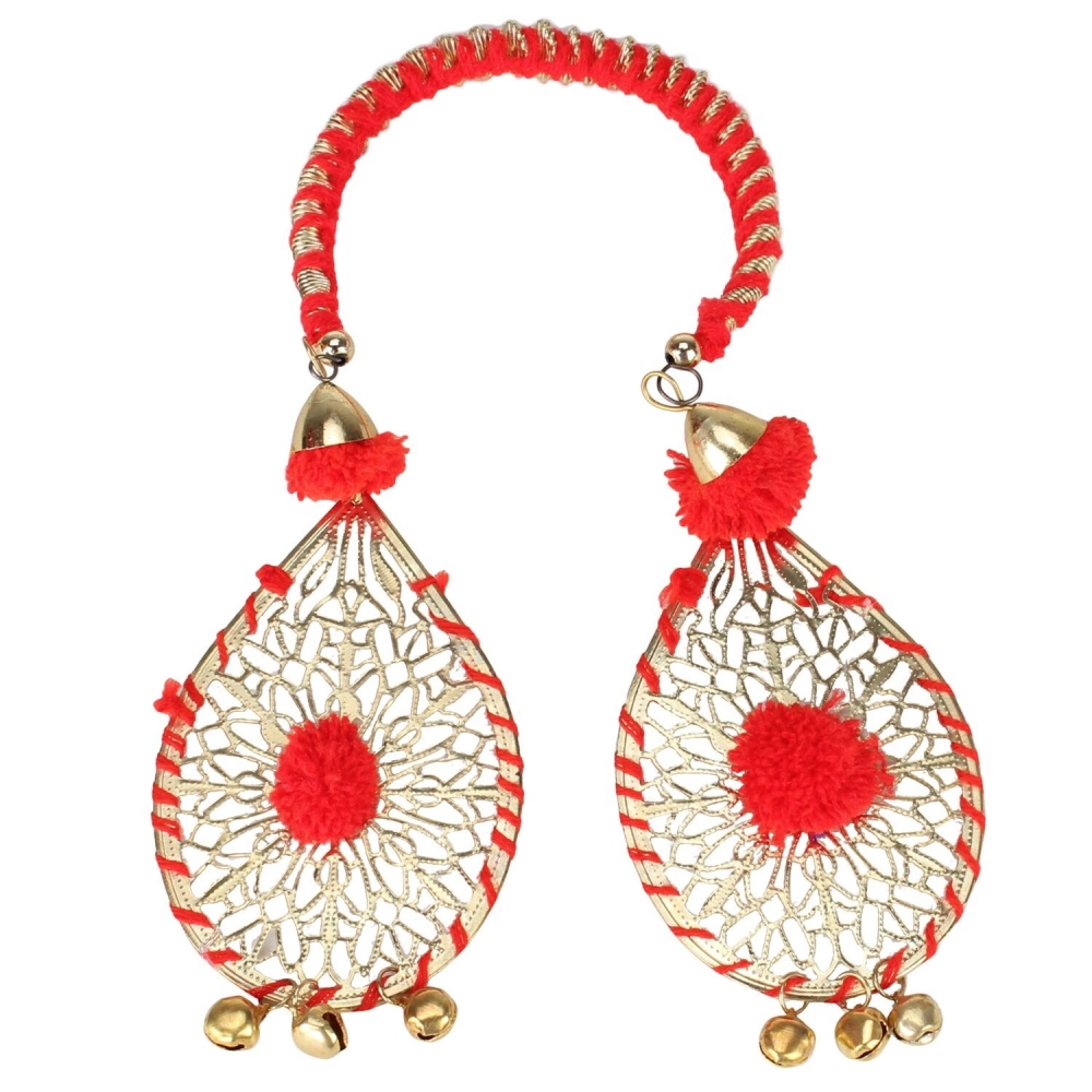 Femilyn Women's Alloy Hanging Thread Bracelet-Red
