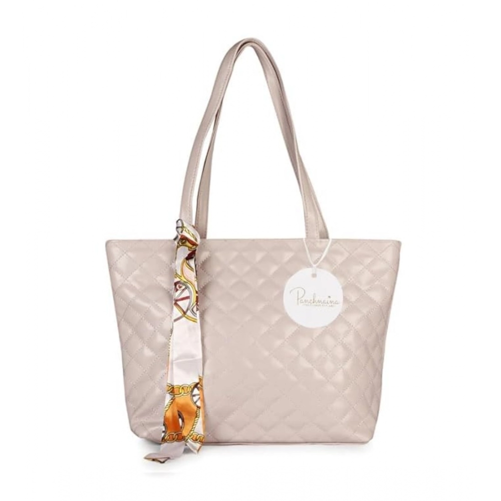 Femilyn Women's Polyurethane Textured  Shoulder Bag (lavender)