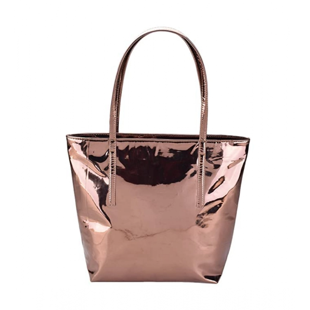 Femilyn Women's Synthetic Solid Shoulder Bag (Copper)