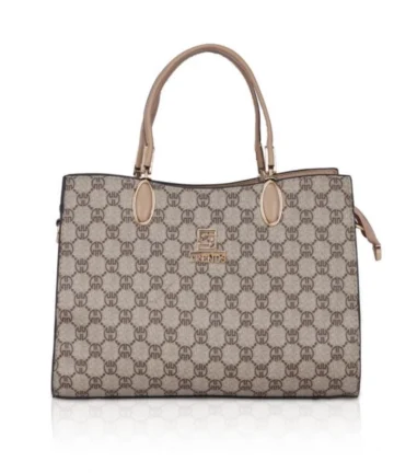 Femilyn Women's Faux Leather Printed Handbag (Hilver)