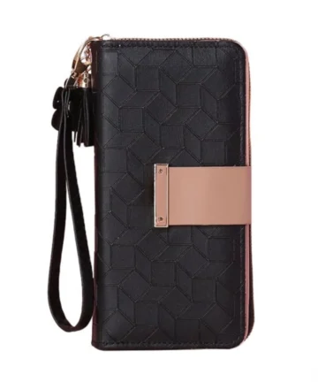 Femilyn Women's Faux Leather Wallet (Multicolor)