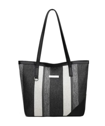 Femilyn Women's Faux Leather Zipper ToteBag (Multicolor)