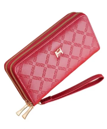 Femilyn Women's Faux Leather Wallet (Multicolor)