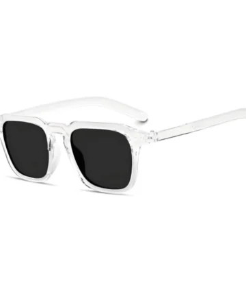 Femilyn Pack Of 2 Classic Unisex UV400 Protection Sunglasses (White)